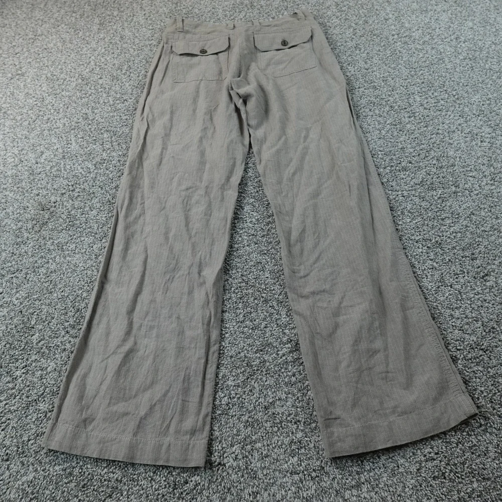 Banana Republic Pants Mens 29X32 Gray Linen Chambray Chino Trouser Straight Y2K